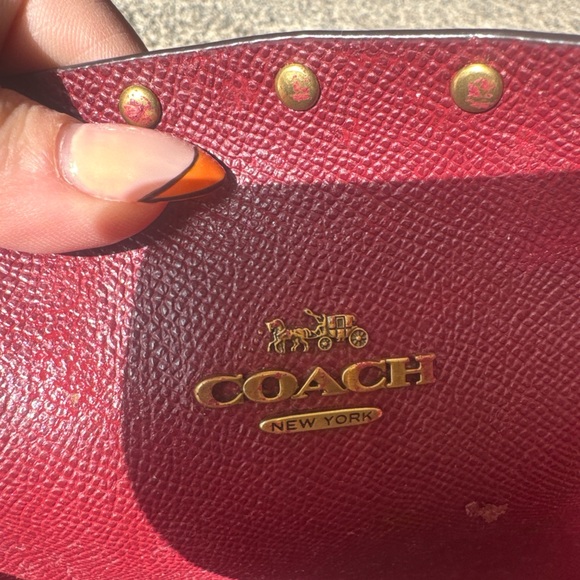 Coach Charlie Carry all Tan Leather Tote Bag - Picture 5 of 6